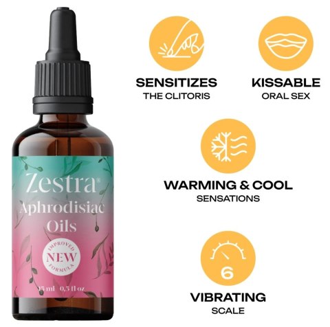 Zestra Essential Oil 15 ml - olejek intymny dla kobiet, roślinny Zestra