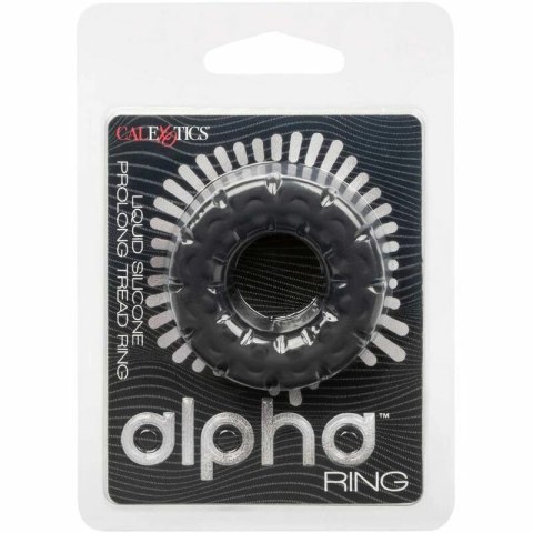 CalExotics Alpha Prolong Ring silikonowy czarny 2,5 cm wodoodporny CALEXOTICS