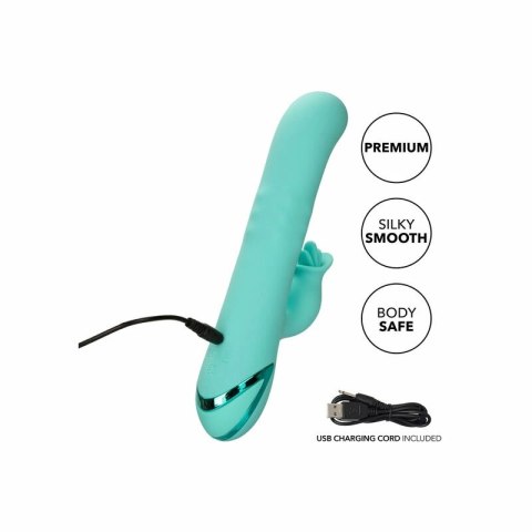 CalExotics Bel Air Bombshell zielony - masażer silikonowy, 10 trybow CALEXOTICS