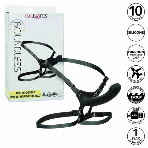 CalExotics Boundless - wielofunkcyjna uprząż ładowana USB, silikon CALEXOTICS