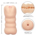 CalExotics Cheap Thrills The Three Way - innowacyjna maszyna intymna dwustronna 14,5 cm CALEXOTICS
