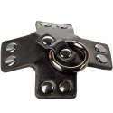 CalExotics Euphoria O-Ring nakładki na piersi czarne, metalowe detale CALEXOTICS