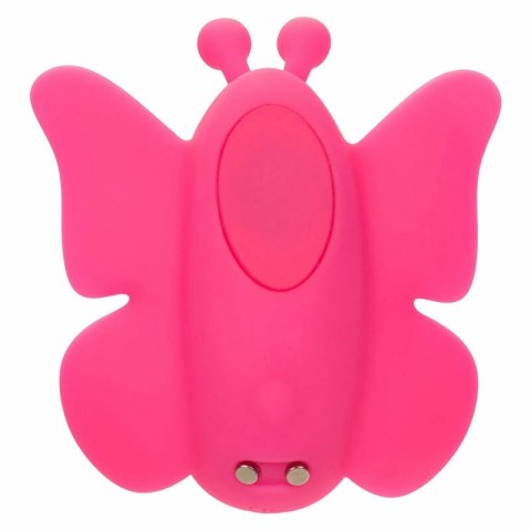 CalExotics Neon Vibes Flutter Vibe rożowy - kompaktowy stymulator z 10 trybami CALEXOTICS