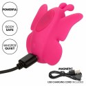 CalExotics Neon Vibes Flutter Vibe rożowy - kompaktowy stymulator z 10 trybami CALEXOTICS