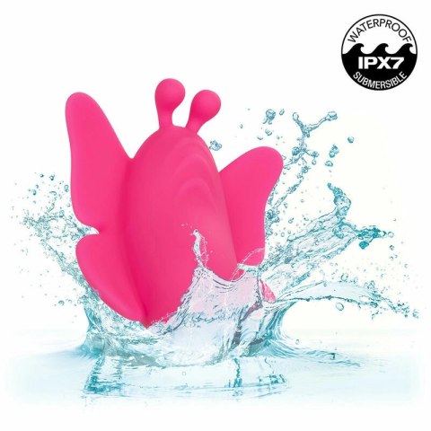 CalExotics Neon Vibes Flutter Vibe rożowy - kompaktowy stymulator z 10 trybami CALEXOTICS