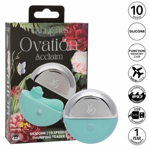 CalExotics Ovation Acclaim Aqua Green - ergonomiczny model z 10 trybami, wodoodporny CALEXOTICS