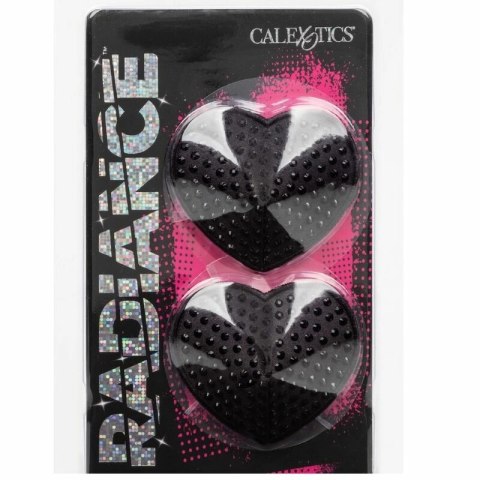 CalExotics Radiance osłony na biust, serca, wielokrotnego użytku, srebrne CALEXOTICS