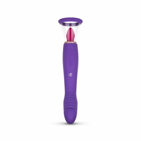 Easytoys Pleasure Pump G-Spot Vibrator Fioletowy 2 Nasadki USB Easytoys