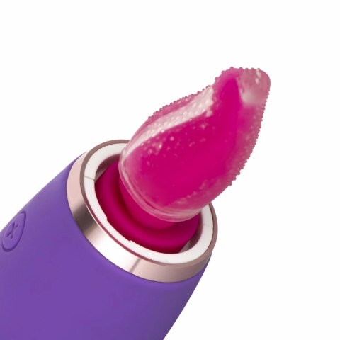 Easytoys Pleasure Pump G-Spot Vibrator Fioletowy 2 Nasadki USB Easytoys