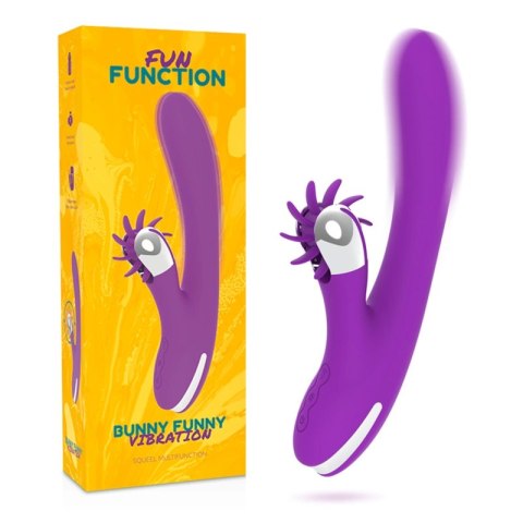 Fun Function Bunny 2.0 - silikonowy stymulator z 7 trybami, USB FUN FUNCTION