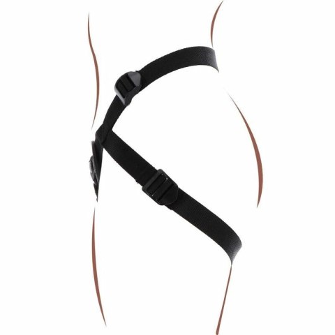Get Real Harness Violet - Koronkowa uprząż z regulacją i 3 pierścieniami GET REAL