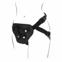 Get Real Uprząż Deluxe z regulacją, 3 silikonowe pierścienie, czarna GET REAL