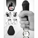 Gvibe G-Egg czarne - elastyczne jajko intymne z teksturą 3D TPE Gvibe