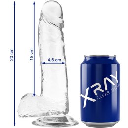 XRAY X Ray Clear 20 cm - przezroczysty model z kulkami, materiał Jelly X RAY
