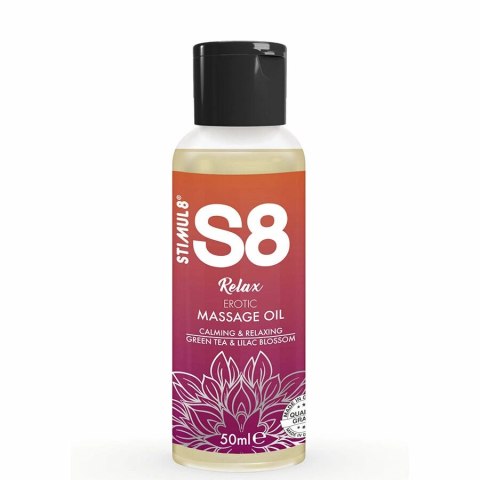 S8 Relax Olejek do masażu Zielona Herbata 50ml - pielęgnacja i relaks STIMUL8