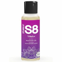 S8 Vitalize Olejek do Masażu Limonkowy 125ml - Jojoba, Migdał, Sezam STIMUL8