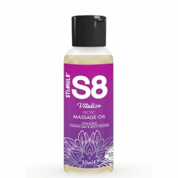 S8 Vitalize Olejek do masażu limonka 50ml - odżywczy, naturalny skład STIMUL8