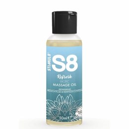S8 Zestaw Olejkow do Masażu 3x50ml - Jojoba, Migdał, Sezam, 3 Aromaty STIMUL8