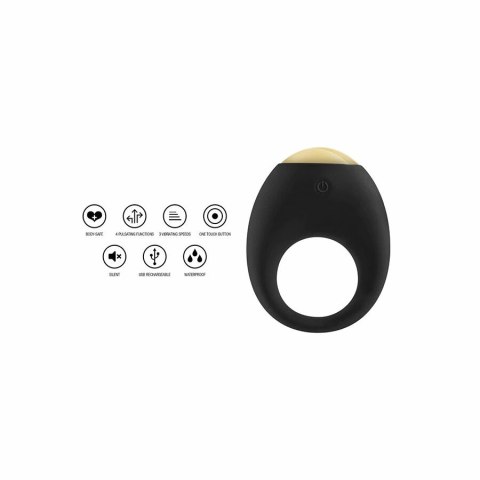 TOYJOY Eclipse Light pierścień wibrujący LED silikonowy uniwersalny TOYJOY