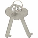 TOYJOY Furry Fun stalowe mankiety z niebieskim pluszem, klucze TOYJOY