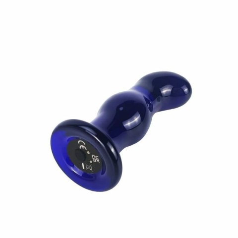 TOYJOY Gleaming - Szklana zatyczka z wibracją, 5 trybow, przezroczysta TOYJOY