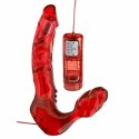 ToyJoy Double Silicone Strapless Vibrator 4 Tryby Wibracji Fioletowy TOYJOY