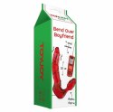 ToyJoy Double Silicone Strapless Vibrator 4 Tryby Wibracji Fioletowy TOYJOY