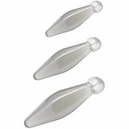 ToyJoy Finger Rimmer Zestaw 3 Rozmiarow Przeźroczysty - Anatomiczne Rozszerzacze TOYJOY