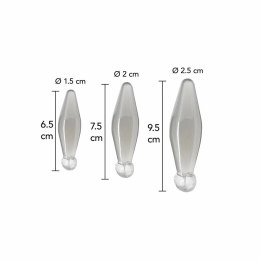 ToyJoy Finger Rimmer Zestaw 3 Rozmiarow Przeźroczysty - Anatomiczne Rozszerzacze TOYJOY