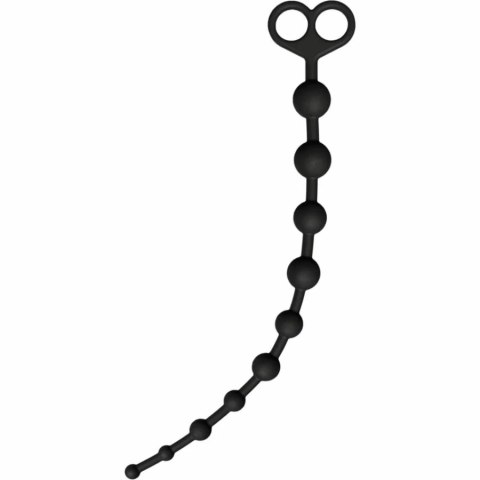 ToyJoy Flexible Beads - Elastyczne kulki silikonowe 38 cm czarne TOYJOY