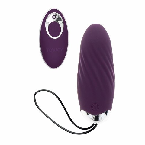 ToyJoy Knock Knock Eggstavagant jajo intymne z pilotem fioletowe TOYJOY