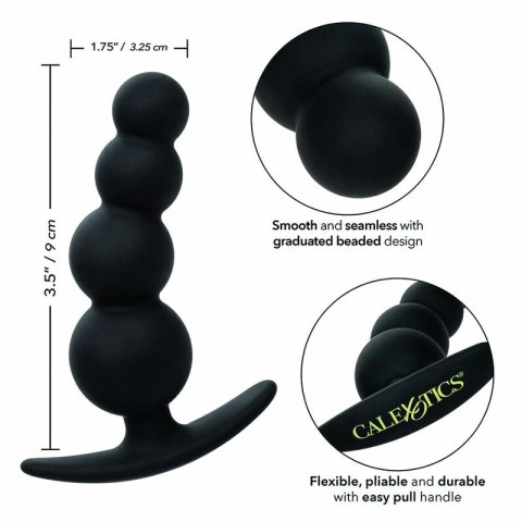 CalExotics Boundless - Korek Anatomiczny z Koralikami Silikon 9cm CALEXOTICS