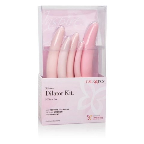 CalExotics Inspire Silicone Dilator Zestaw 5 Rozmiarow Rożowy Inspire