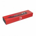 DOXY Die Cast 3 Candy Red - kompaktowy masażer z głowką silikonową Doxy