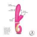 Gvibe Grabbit Mini Violet - Model z 3 silnikami, silikon medyczny, 19 cm Gvibe