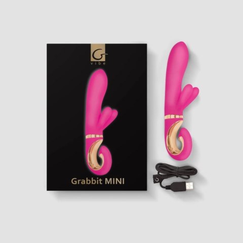 Gvibe Grabbit Mini Violet - Model z 3 silnikami, silikon medyczny, 19 cm Gvibe