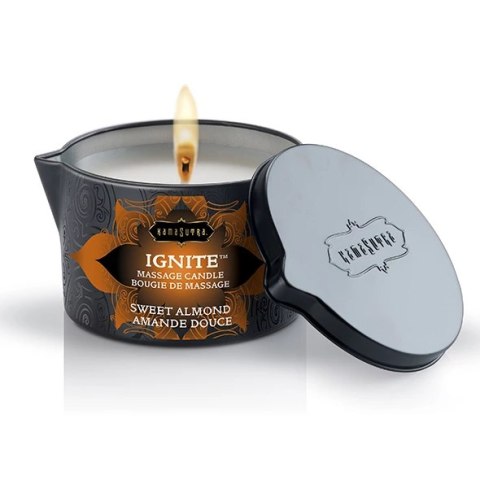 Kama Sutra Ignite Sweet Almond świeca do masażu 170g migdał-czereśnia KamaSutra