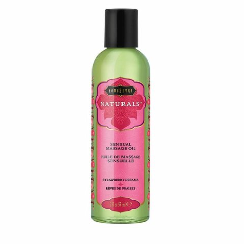 Kama Sutra Naturals Massage Oil Truskawka 59ml - Olejek do masażu KamaSutra