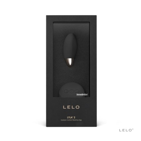 LELO Lyla 2 Black - Bezprzewodowy masażer z technologią SenseMotion Lelo