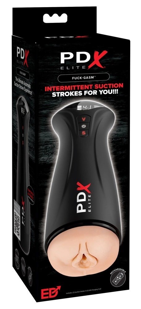 PDX Elite Fuck-Gasm Light - Automatyczna maszyna intymna, 24,5 cm PDX