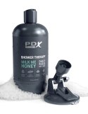 PDX Plus Shower Milk Me Honey Ligh - Dyskretna maszyna intymna, 20,7 cm PDX