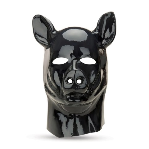 Prowler Red Pig Hood - Kaptur lateksowy z maską i otworami na oczy Prowler