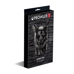 Prowler Red Pig Hood - Kaptur lateksowy z maską i otworami na oczy Prowler