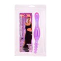 Seven Creations Korek anatomiczny + kulki silikonowe dwustronne Seven Creations