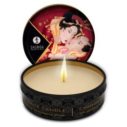 Shunga Romance Świeca do masażu Sojowa Truskawkowe Wino 30ml Shunga