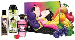 Shunga Secret Set Fruity Kisses - Zestaw Olejkow Masażowych 3-częściowy Shunga