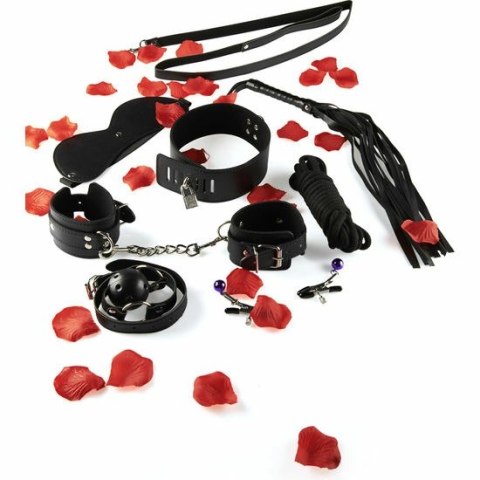 TOYJOY Bondage Set 6-elementowy - maska, obroża, knebel, lina, bat, klamry TOYJOY