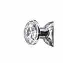 ToyJoy Diamond Bum Bijou Średni korek aluminiowy ze srebrnym kryształem 11 cm TOYJOY