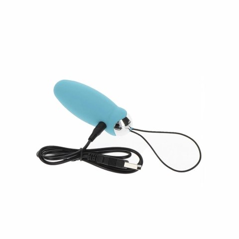 ToyJoy I'm So Eggcited Intymne Jajo Wibracyjne z Pilotem Niebieskie TOYJOY