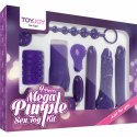 ToyJoy Mega Fioletowy Zestaw 9w1 - Wielofunkcyjny Komplet z Akcesoriami TOYJOY